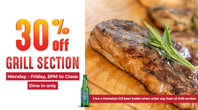30% Off Grill Section